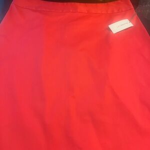 Liz Claiborne Vibrant Red Pencil Skirt